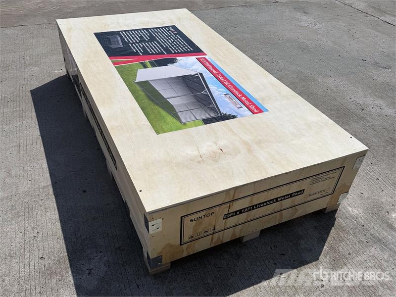 SUNTOP S2512 12 ft x 25 ft Livestock Shelter (Unus 其他畜牧業機械和配件