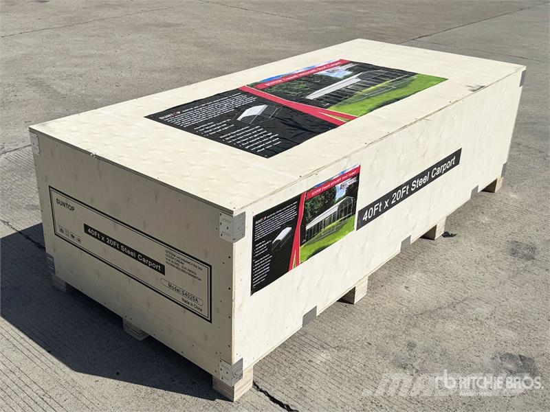  SUNTOP S4020A 20 ft x 40 ft Carport (Unused) Čelični okviri za građevine