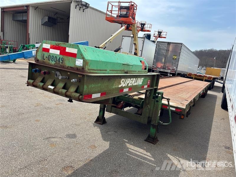 Superline DO20T492CDU 40 ft T/A Sliding Axle Container Trail Remolques portacontenedores