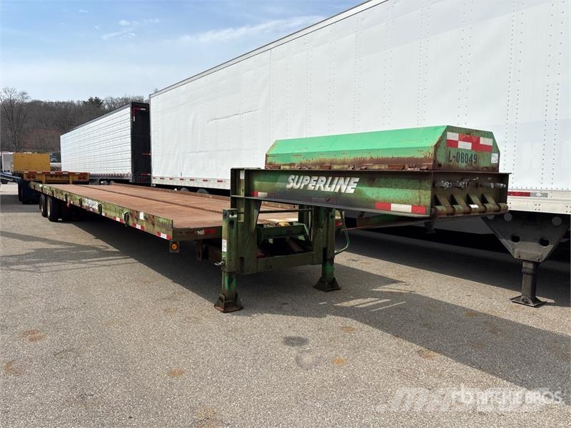 Superline DO20T492CDU 40 ft T/A Sliding Axle Container Trail Remolques portacontenedores