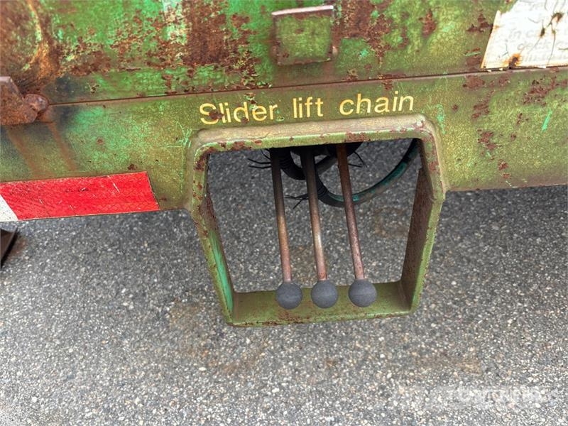 Superline DO20T492CDU 40 ft T/A Sliding Axle Container Trail Remolques portacontenedores