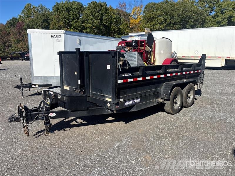sure-trac 14 ft T/A Dump Utility Trailer Remorque benne