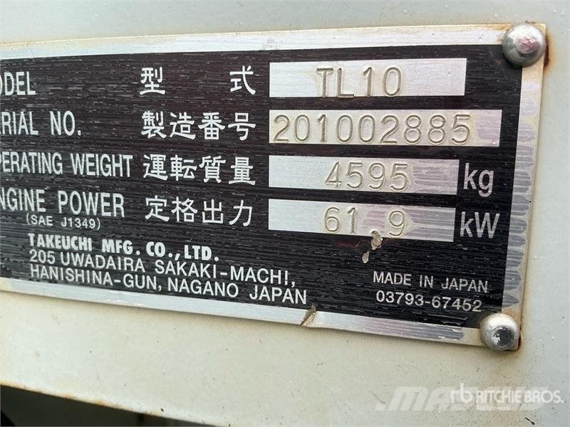 Takeuchi TL10 Skid steer mini nakladalci