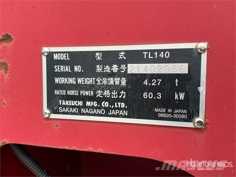 Takeuchi TL140 Мини-погрузчики