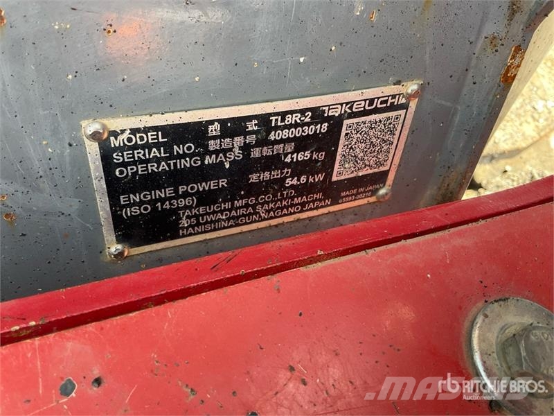 Takeuchi TL8R-2 Compact Track Loader (Inoperable) Φορτωτάκια