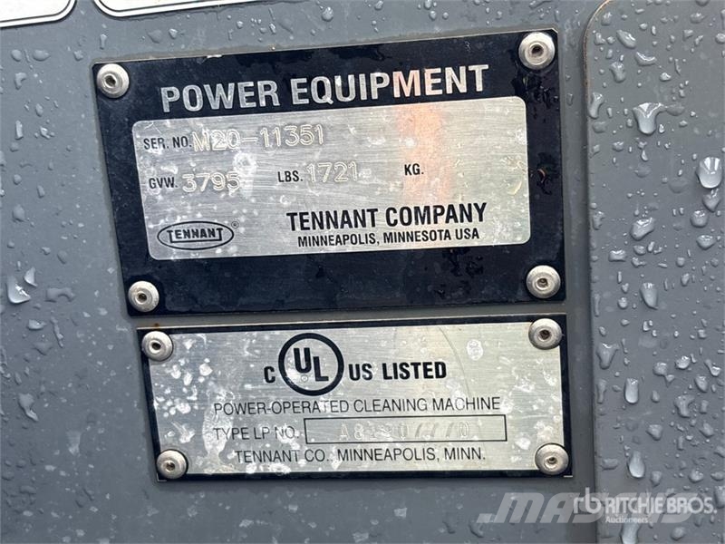 Tennant M20 مقطورات أخرى