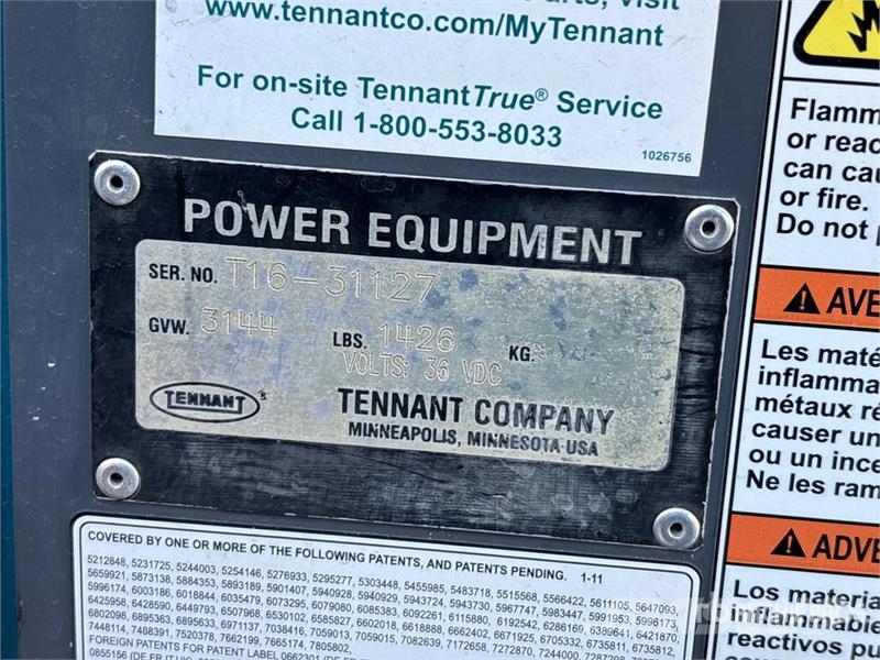 Tennant T16 Ride-On Electric Floor Scrubber Other trailers