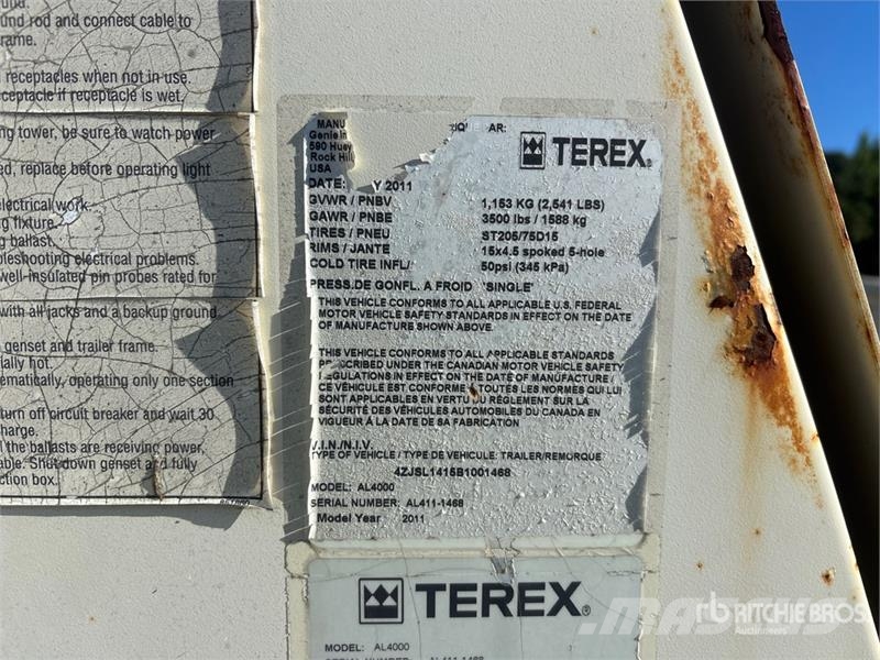 Terex AL4000 Освітлювальні вежі