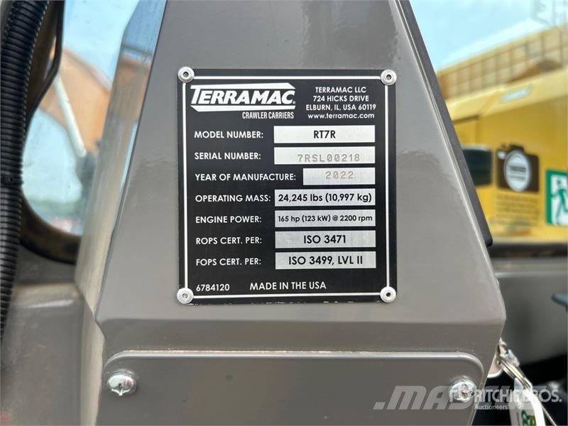 Terramac RT7R Rotating Crawler Carrier Строителство - Други