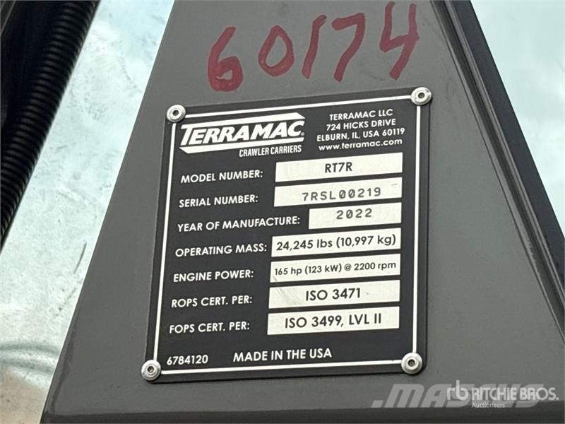 Terramac RT7R Rotating Crawler Carrier Κατασκευές - Άλλα