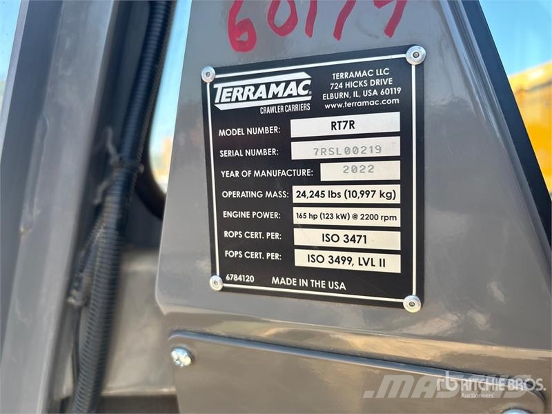 Terramac RT7R Rotating Crawler Carrier Κατασκευές - Άλλα