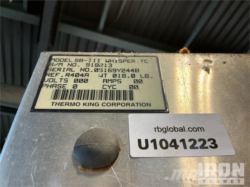 Thermo King SB-III Whisper TC Reefer Unit Otros camiones