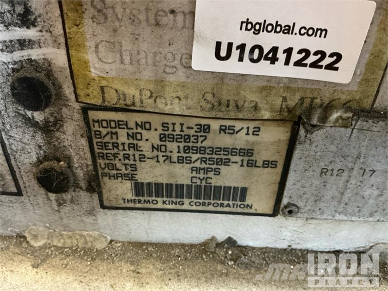 Thermo King Super II -30 R5/12 Reefer Unit (Inoperable) Otros camiones