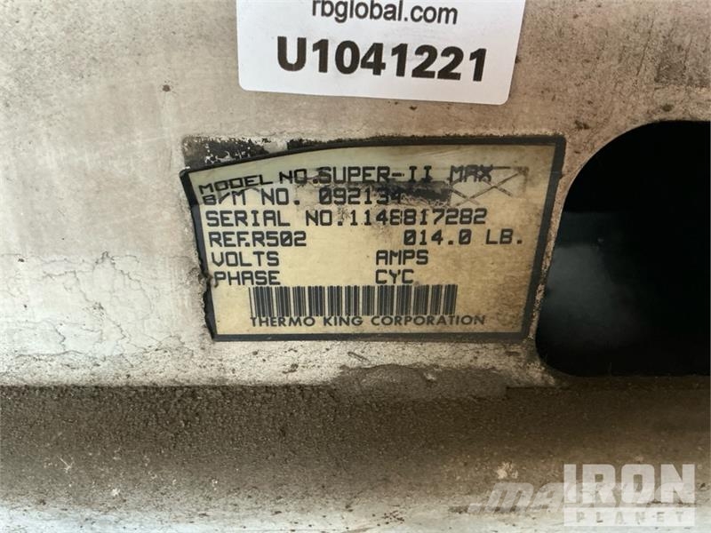 Thermo King Super -II Max Reefer Unit Otros camiones