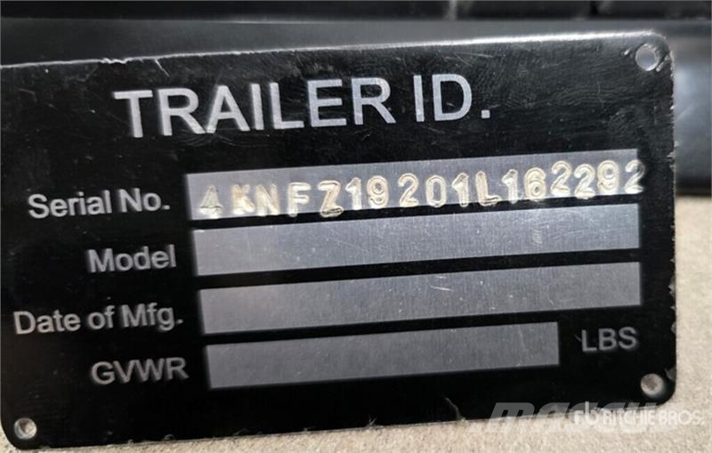 TOWMASTER 24 ft T/A Equipment Trailer Reboques de transporte Auto