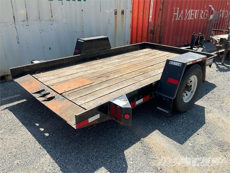 TOWMASTER T-5DT 12 ft S/A Tilt Deck Trailer Blokvogn