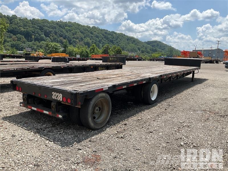 Transcraft 48 ft T/A Spread Axle Single Drop Step Deck Traile Góndola de cama rebajada