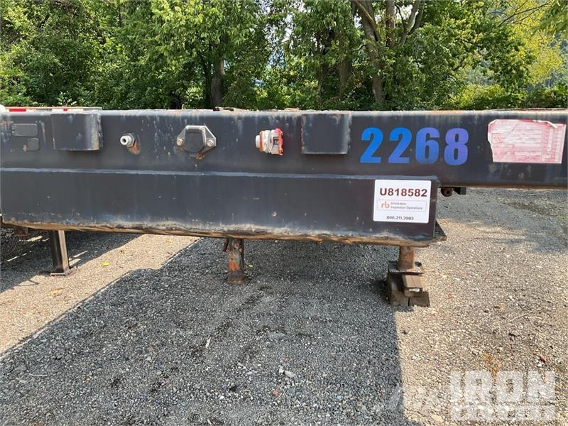 Transcraft 48 ft T/A Spread Axle Single Drop Step Deck Traile Góndola de cama rebajada