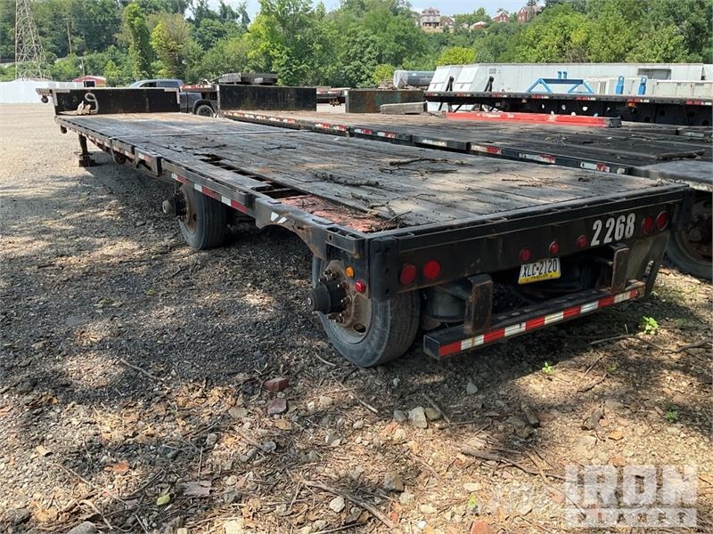 Transcraft 48 ft T/A Spread Axle Single Drop Step Deck Traile Góndola de cama rebajada