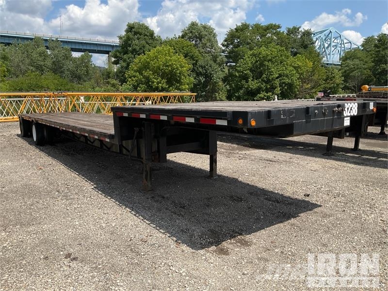 Transcraft 48 ft T/A Spread Axle Single Drop Step Deck Traile Góndola de cama rebajada