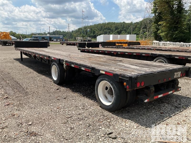 Transcraft DTL-2100 W2 48 ft T/A Spread Axle Step Deck Traile Pranchas / Carrega-tudo