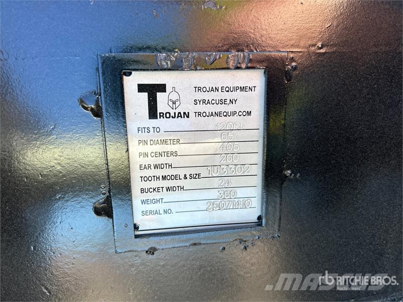 Trojan 120CL Excavator Bucket - Fits 65mm Cat 311/312/313 Buckets