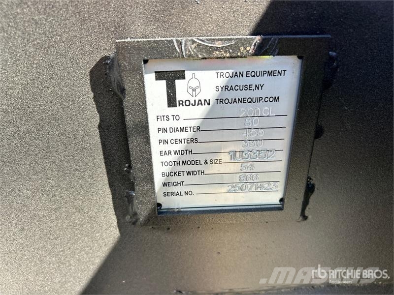 Trojan 200CL 54 in Digging Excavator Bucket - Fits 80mm C Buckets