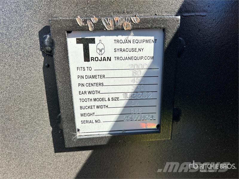 Trojan 200CL 54 in Digging Excavator Bucket - Fits 80mm C Buckets