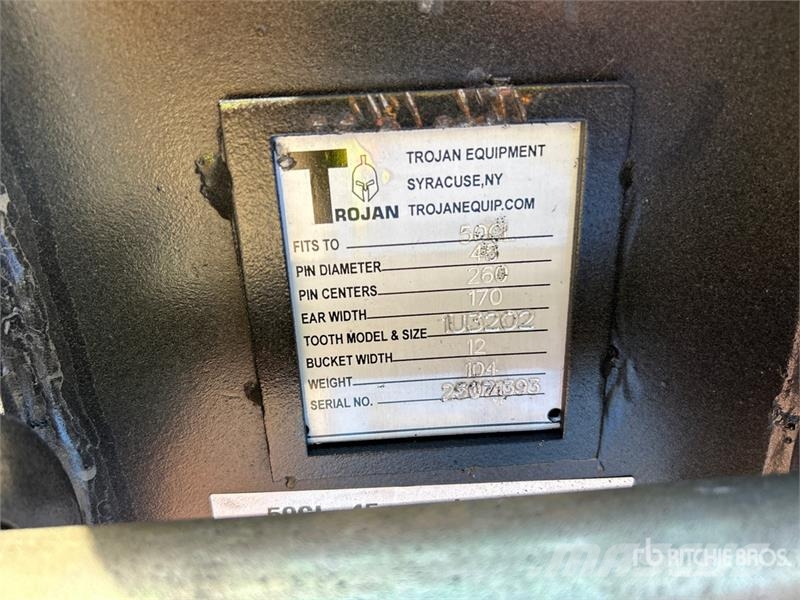 Trojan 50CL 12 in Digging Excavator Bucket - Fits 45mm Ca Buckets