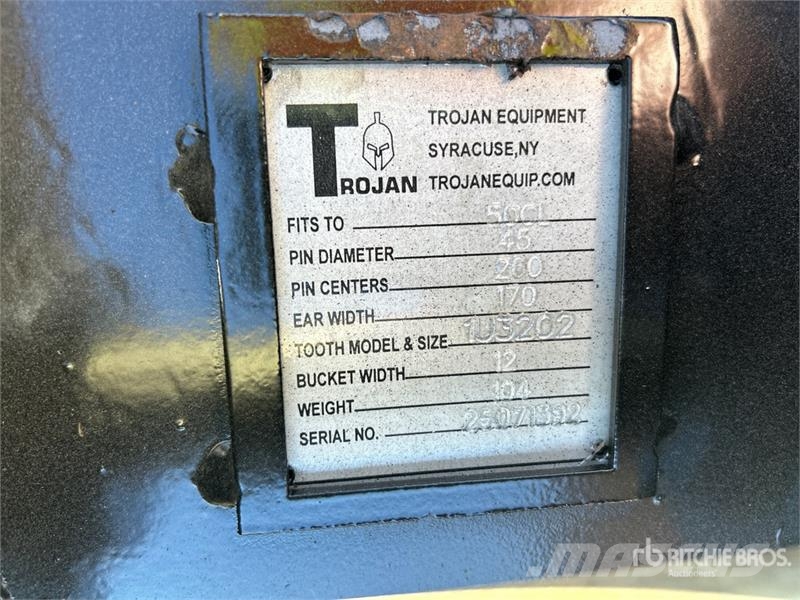 Trojan 50CL 12 in Digging Excavator Bucket - Fits 45mm Ca Buckets