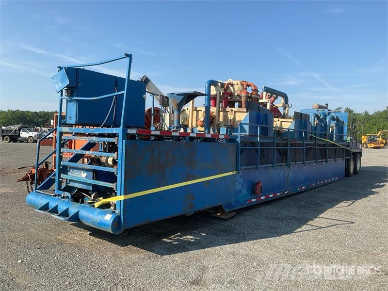 Tulsa Rig Iron MCS-750 Electric Portable Reclaimer Mud Mixing Sys Otros