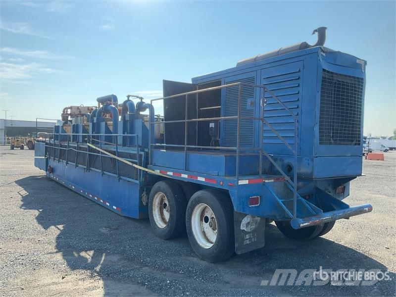 Tulsa Rig Iron MCS-750 Electric Portable Reclaimer Mud Mixing Sys Otros