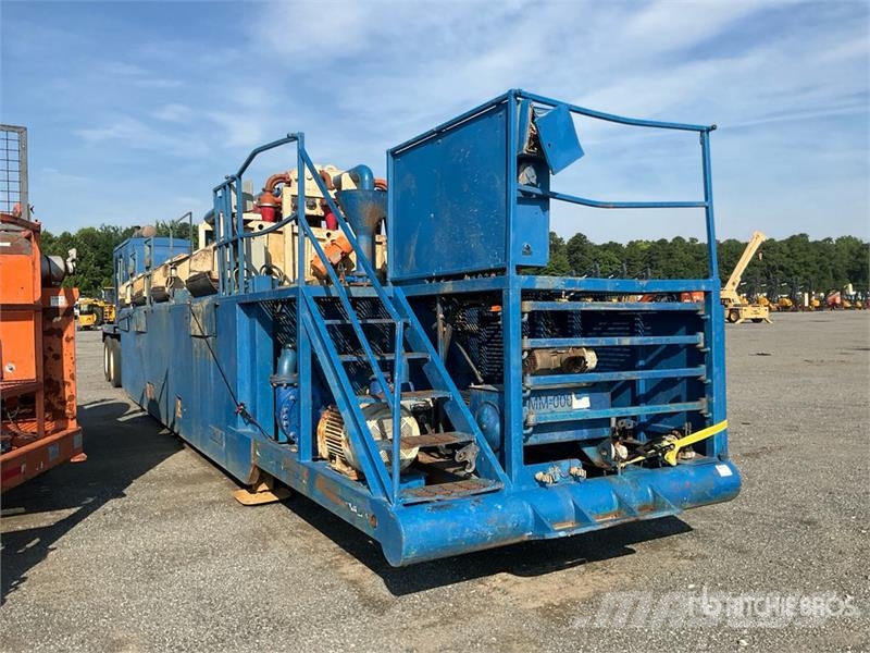 Tulsa Rig Iron MCS-750 Electric Portable Reclaimer Mud Mixing Sys Otros