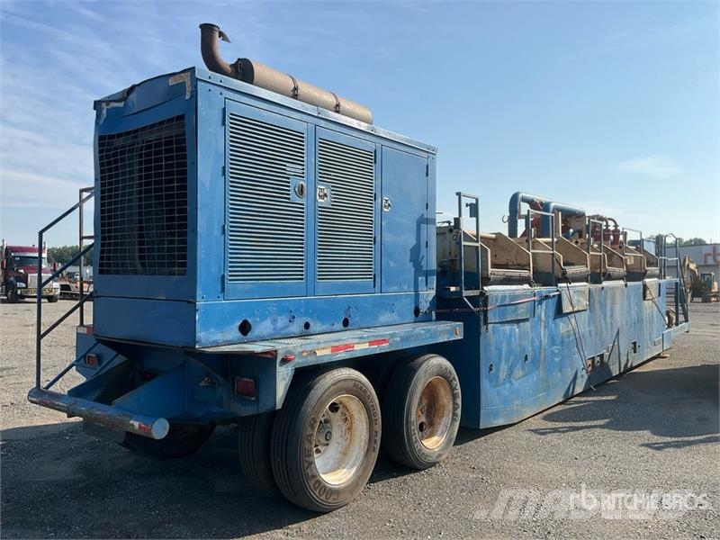 Tulsa Rig Iron MCS-750 Electric Portable Reclaimer Mud Mixing Sys Otros