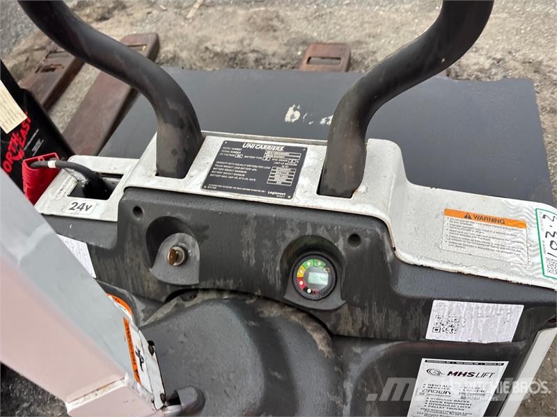 UniCarriers RPX60B 6000 lb Electric Pallet Jack Ручные гидравлические тележки
