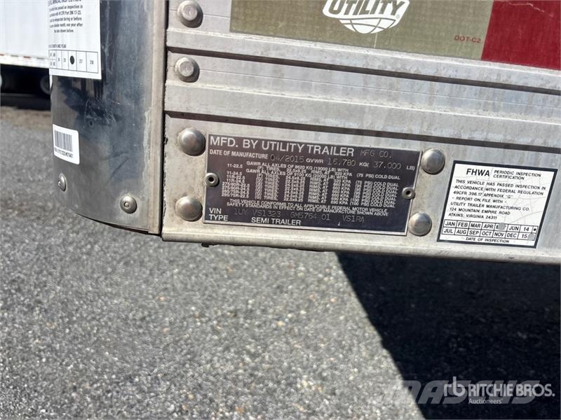 Utility VS1RA 32 ft x 96 in S/A Refrigerated Trailer Semirremolques de temperatura controlada
