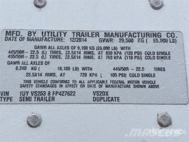 Utility VS2DX Anhänger-Kastenaufbau