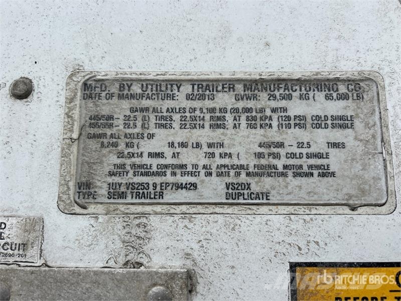 Utility VS2DX Anhänger-Kastenaufbau