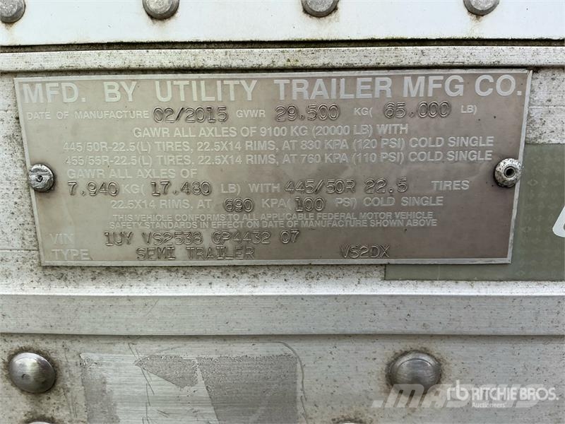 Utility VS2DX Box Trailers