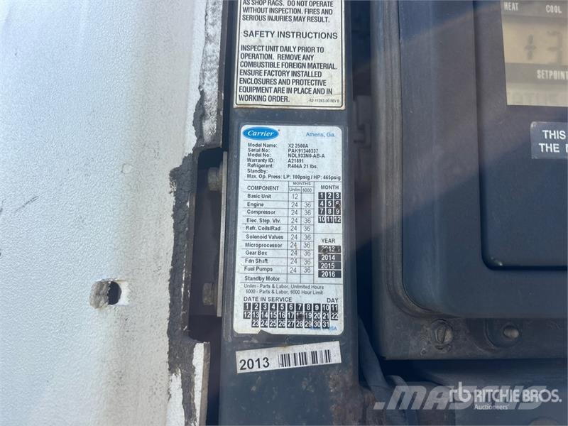Utility VS2RA 53 ft T/A Refrigerated Trailer Ημιρυμούλκες ψυγείο