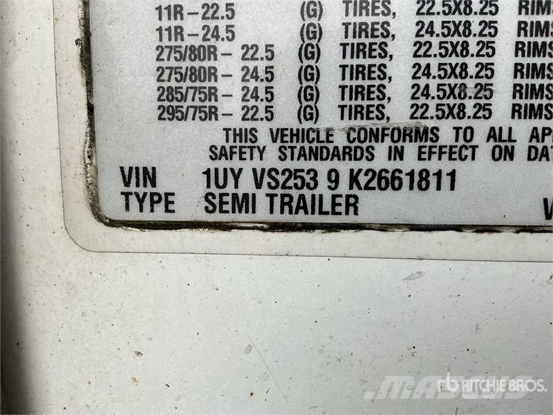 Utility VS2RA 53 ft x 102 in T/A Refrigerated Trailer Hűtős félpótkocsik