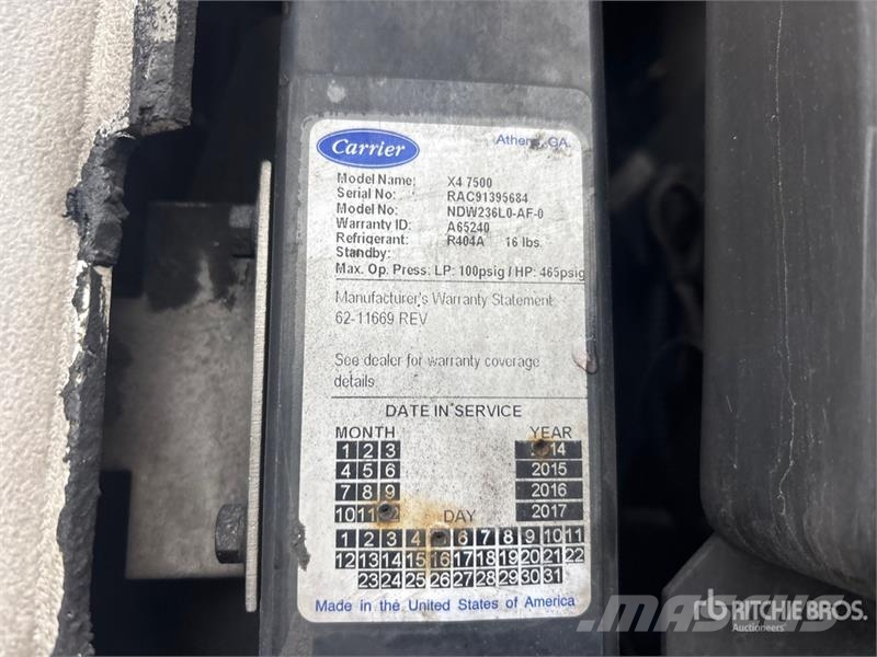 Utility VS2RA 53 ft x 102 in T/A Refrigerated Trailer Hladilne polprikolice