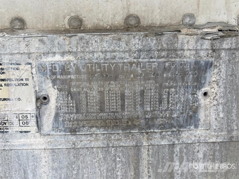 Utility VS2RA 53 ft x 102 in T/A Refrigerated Trailer (Ino Frysetrailer Semi