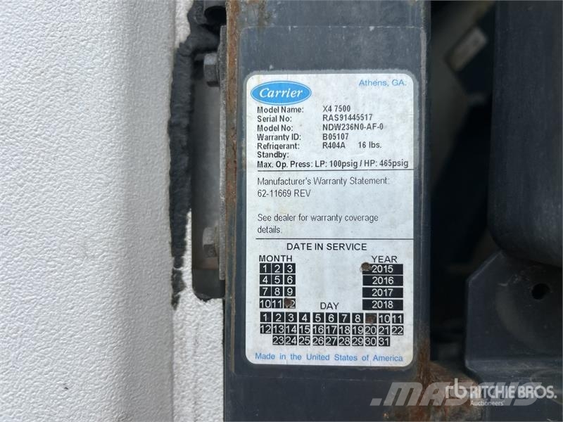 Utility VS2RAP 53 ft x 102 in T/A Refrigerated Trailer Poluprikolice hladnjače
