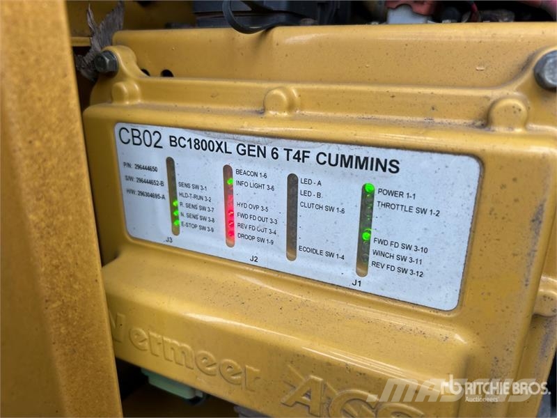 Vermeer BC1800XL Wood Chipper Drobilice za drvo / čiperi
