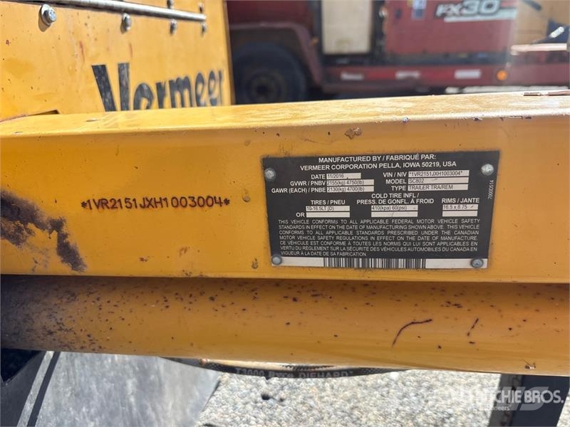 Vermeer SC802 動力耙和旋轉式耕耘機