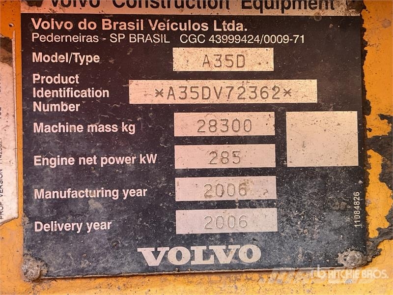 Volvo A35D ساحبات مفصلية