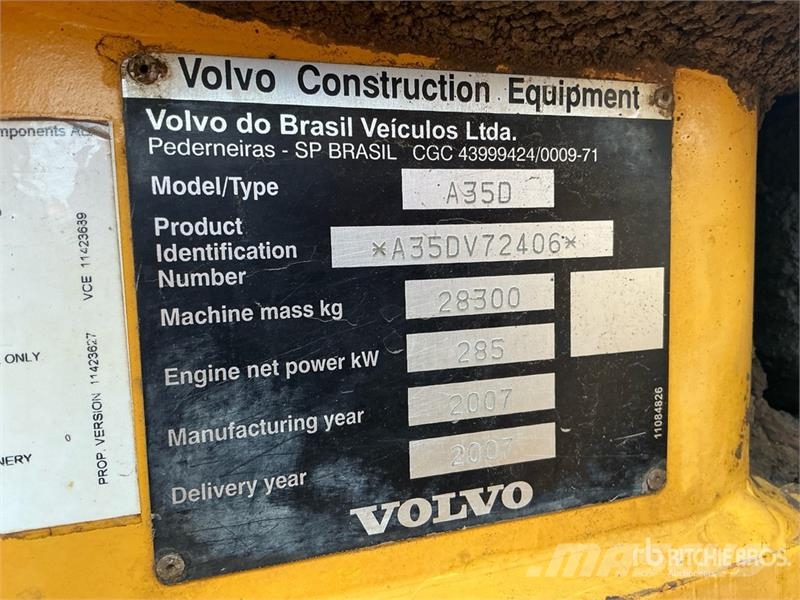 Volvo A35D Zglobni demperji