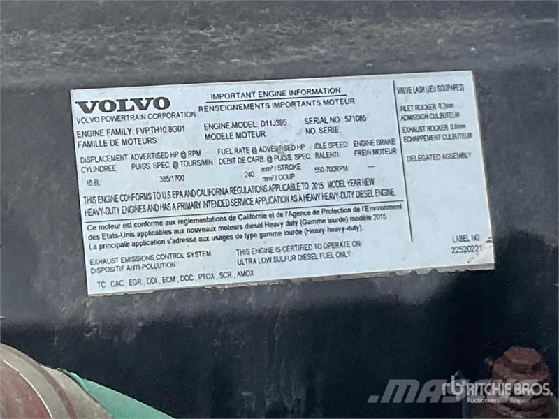 Volvo VNM Tractor Units