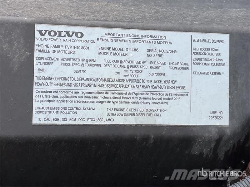 Volvo VNM Tractor Units
